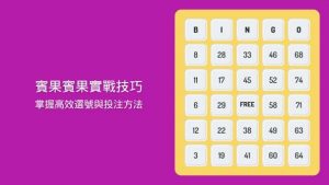 賓果賓果實戰技巧｜掌握高效選號與投注方法